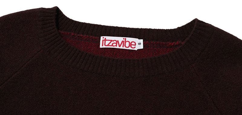 STAR BUTTON KNIT - BROWN