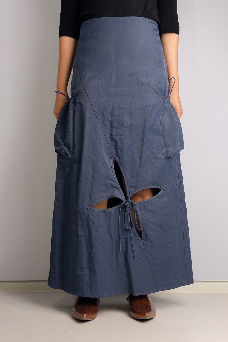 towtow.archive（トゥトゥ アーカイブ）の「PIA CARGO SKIRT-ETERNAL NAVY（Skirts）」