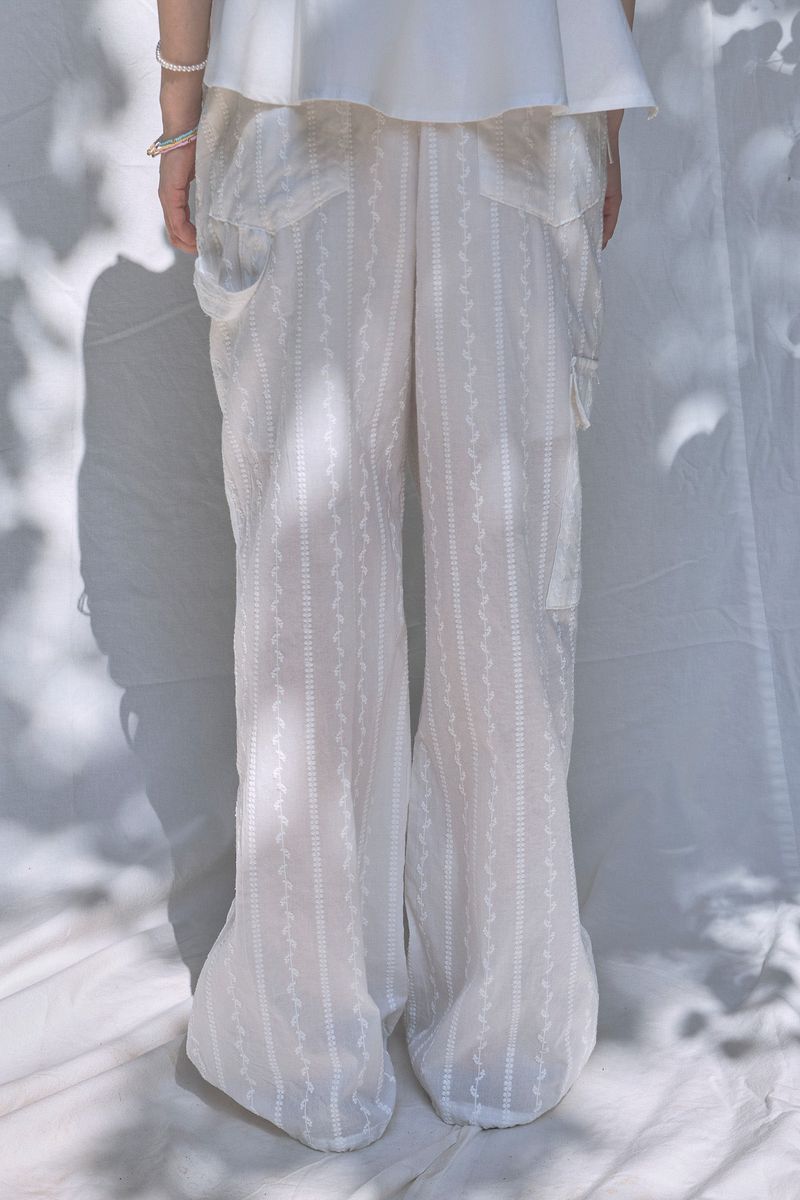 Punching Cargo Pants [Ivory]