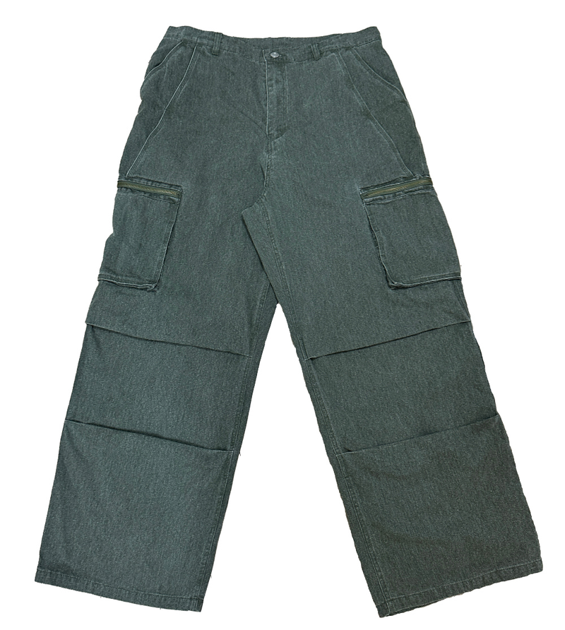 CARGO PIGMENT PANTS🤎🩶💚 - 3 COLORS