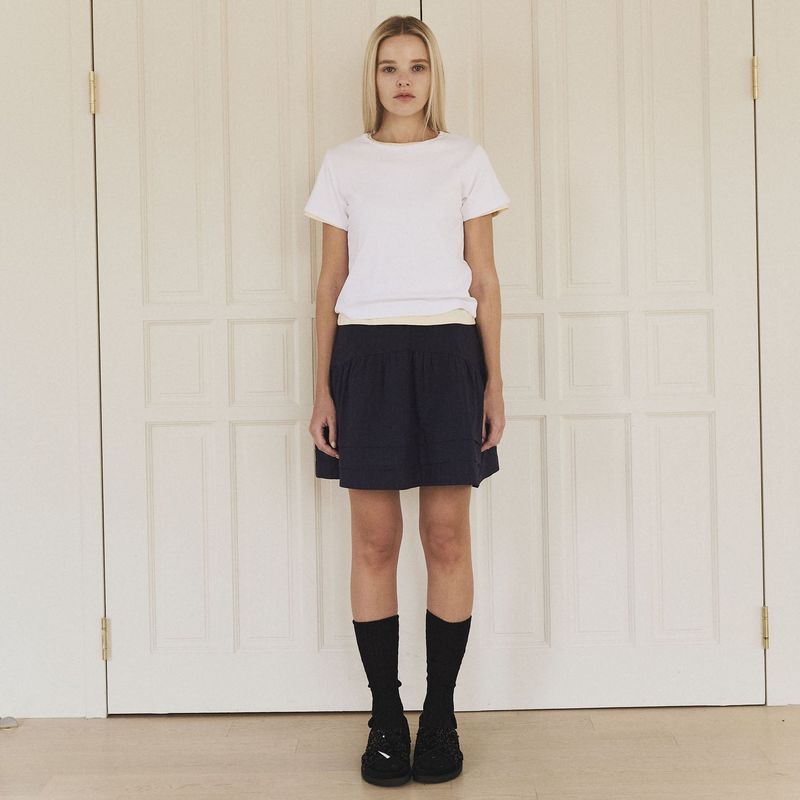 Bright some skirt (navy)
