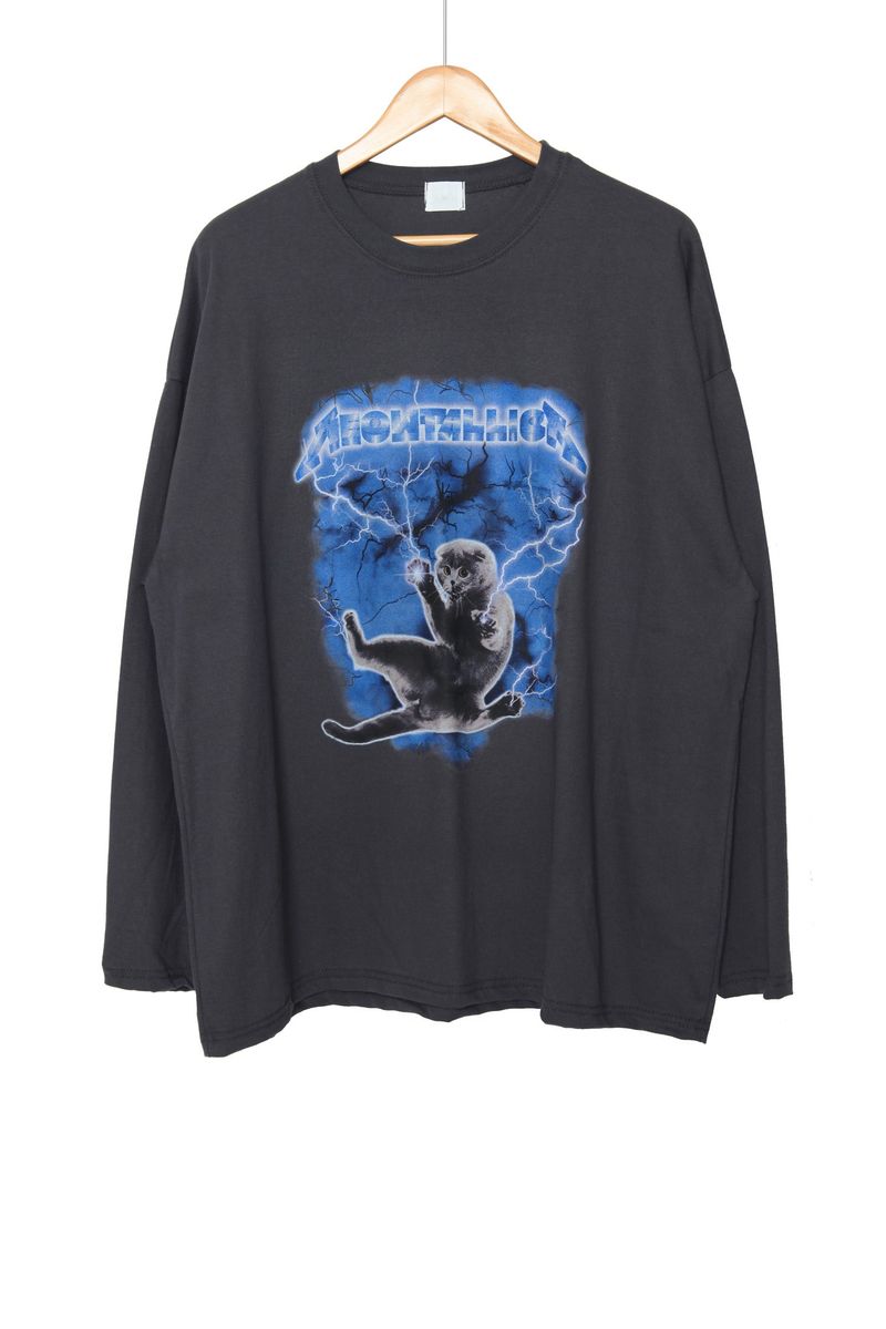 Cat Electro Long Sleeve T