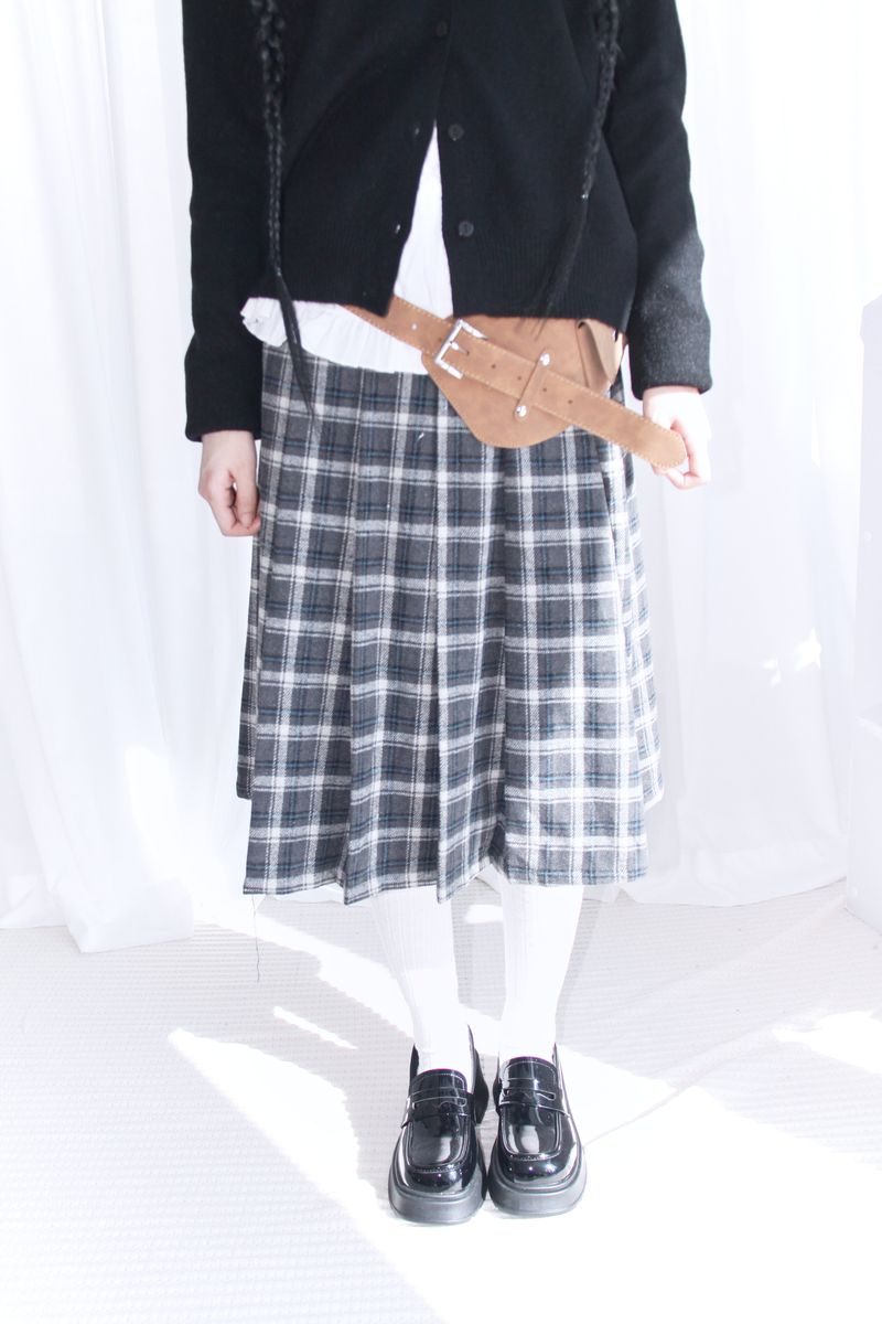 Pocket Suede Wide Leather Belt (2colors)