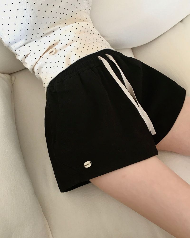 [MADE] Mirror, twill cotton shorts
