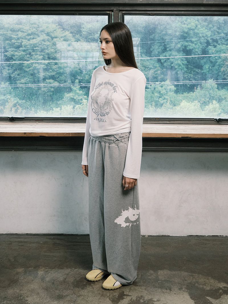 EYE SWEAT PANTS (GREY)