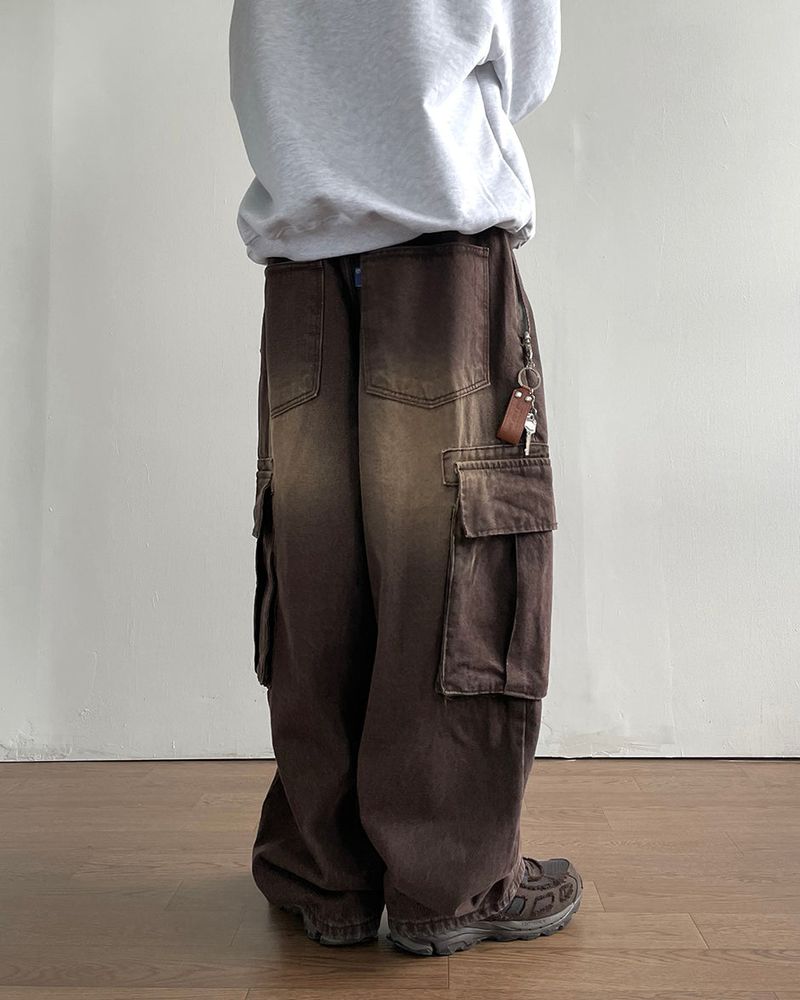 Boot Cargo Denim Pants