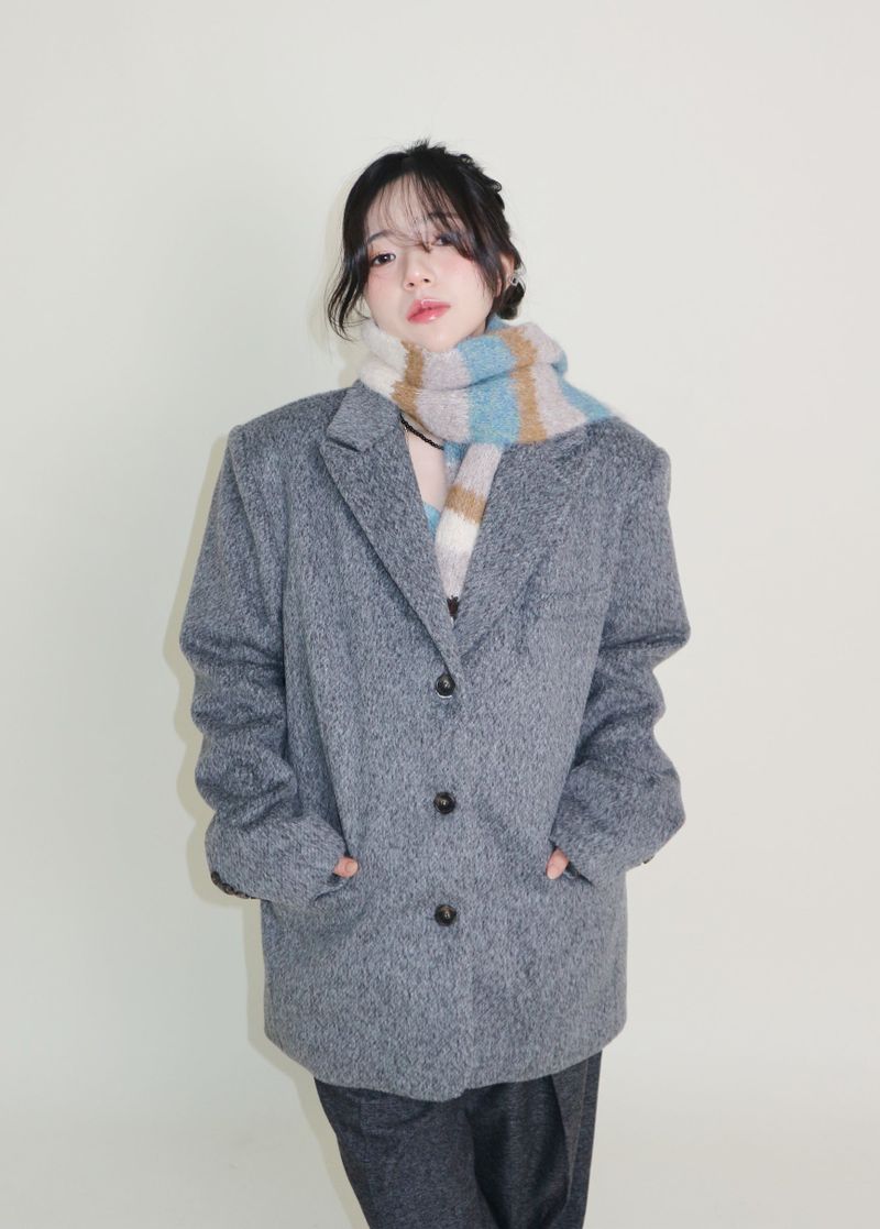 UZYOUNG（ユズヨン）の「Winter Alpaca Formal Single Jacket (Wool Jacket) (Lining 2 Ounces)（Jackets/Outerwear）」