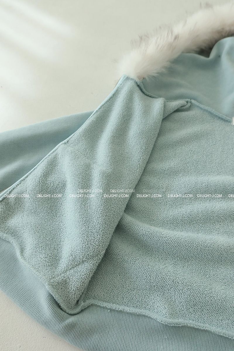 Cubic Purifying Hooded Zip-Up Jacket