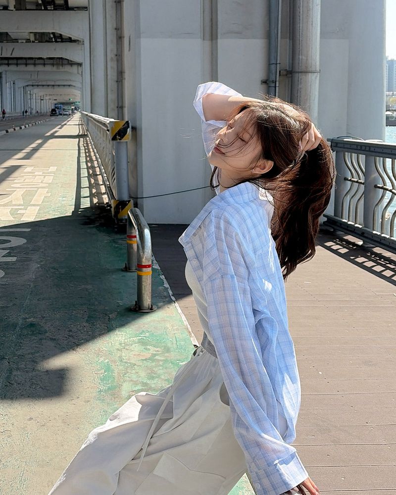  リフチェックシャツ