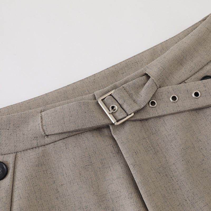 Alden Belted Wide Trousers