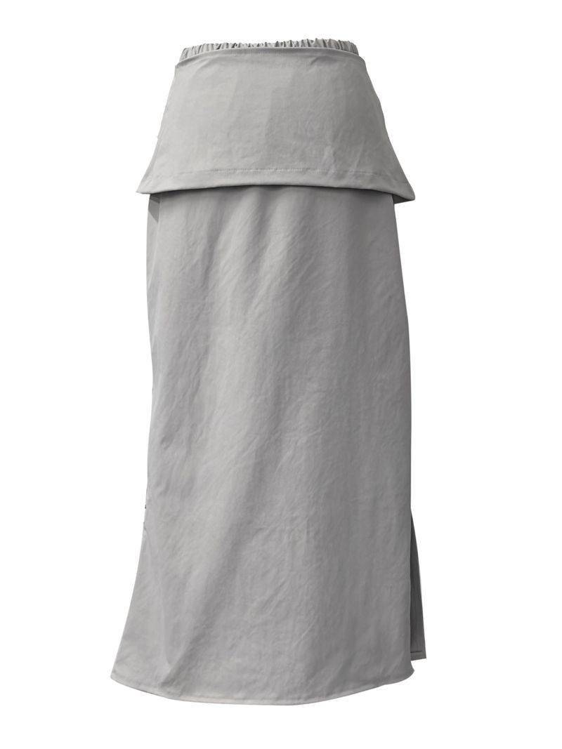 [set] from wrap long skirt (2color)