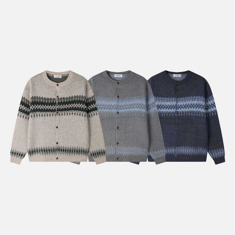Brin Cropped Nordic Cardigan
