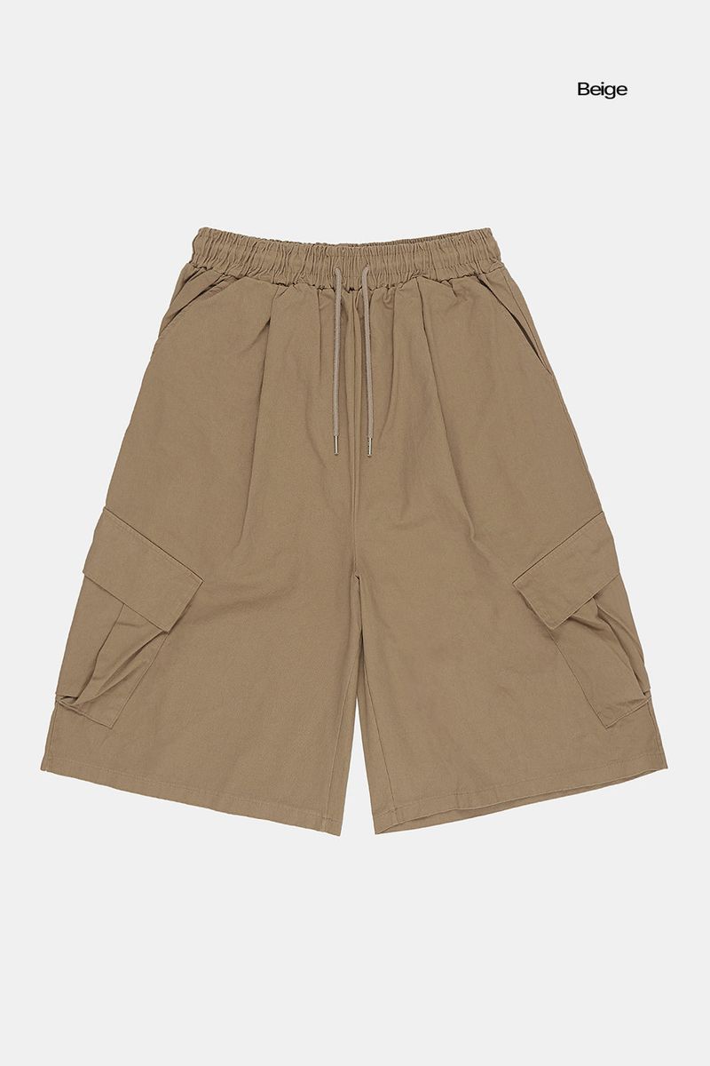 Cedric maxi cargo banding bermuda pants