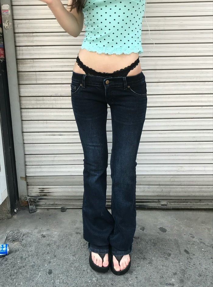 2000s Iconic Low-Rise Bootcut Pants