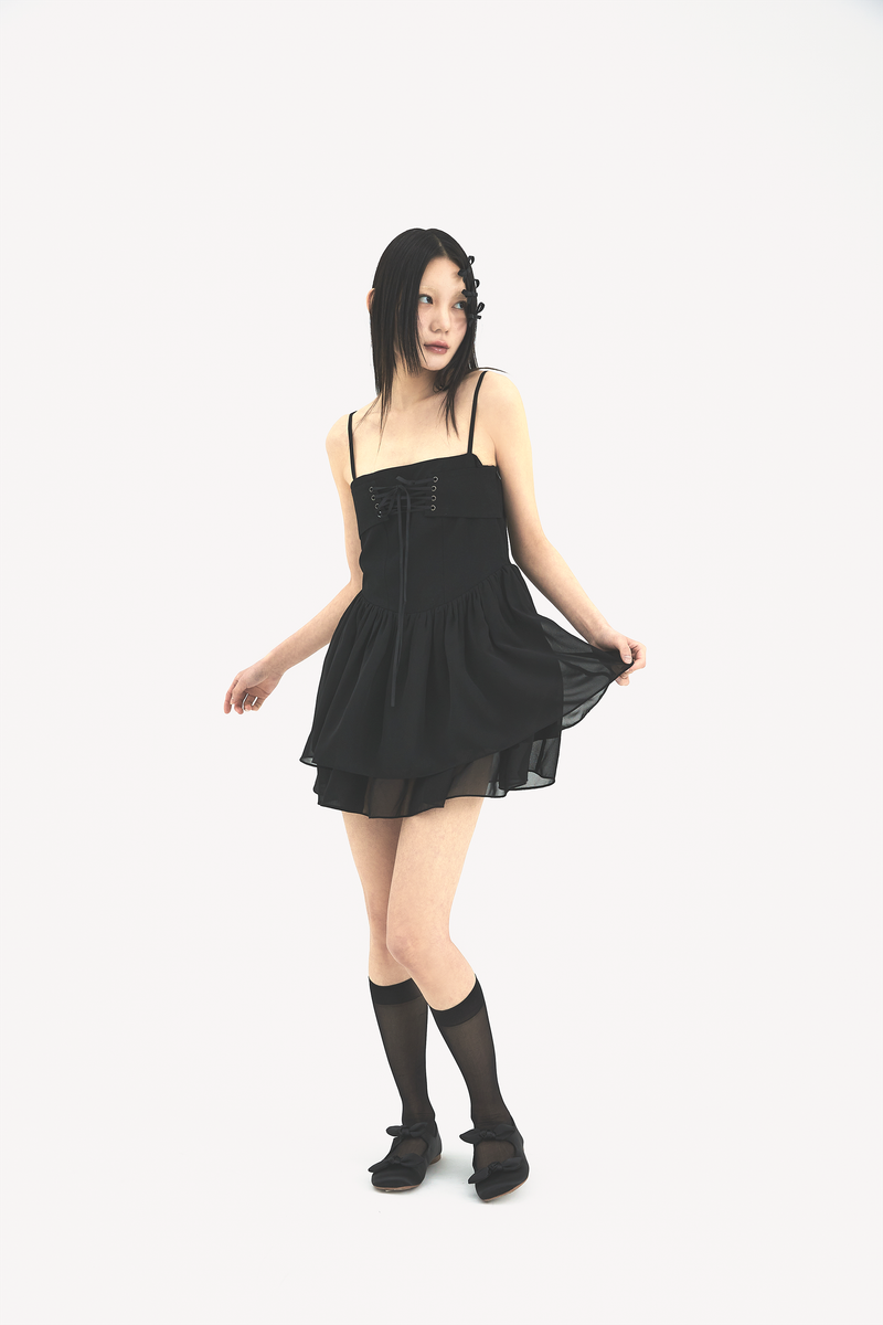 Bustier dress Black