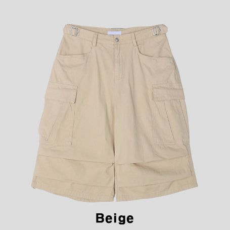 Reason Bermuda Pintuck Cargo Pants
