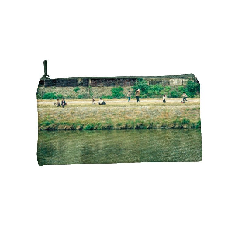 Printed Osaka Pouch [Kamo River]