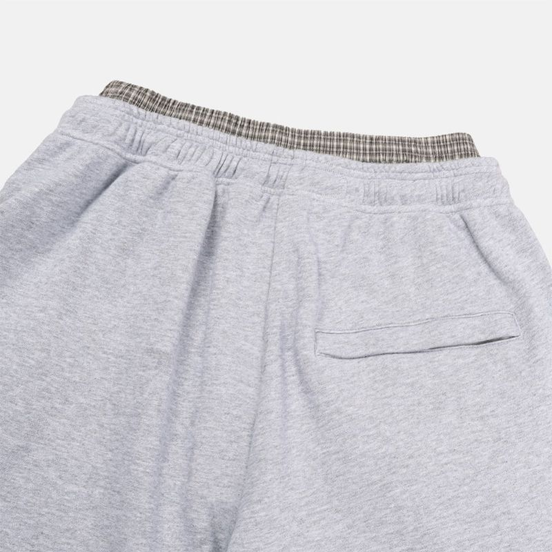 Check sagging sweatpants