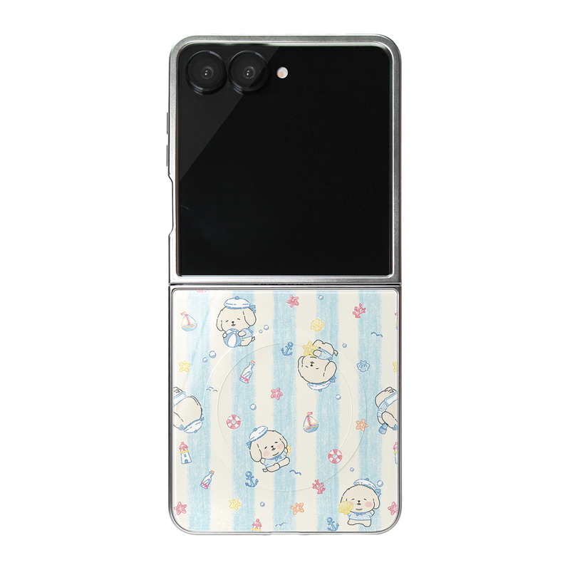 LAZEST（ラゼスト）の「[MADE]Sailor Boy TTUMARO MagSafe Glass Bumper Phone Case for ZFlip（Smartphone Accessories）」