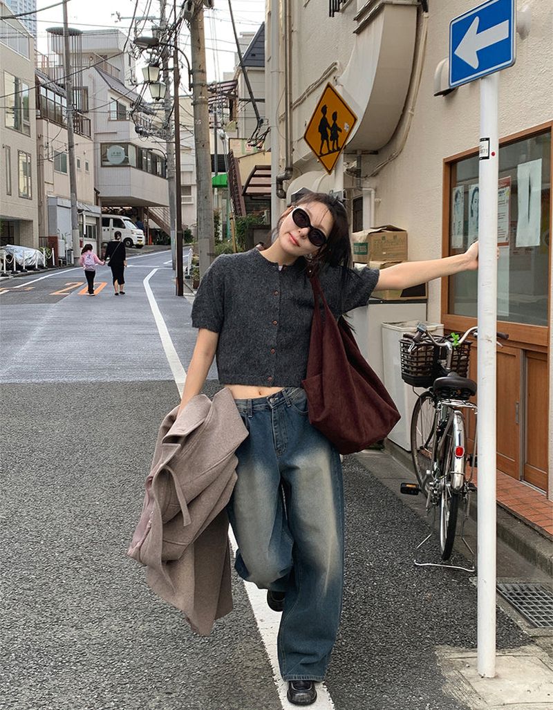 SUEDE BAGUETTE BAG (2C)