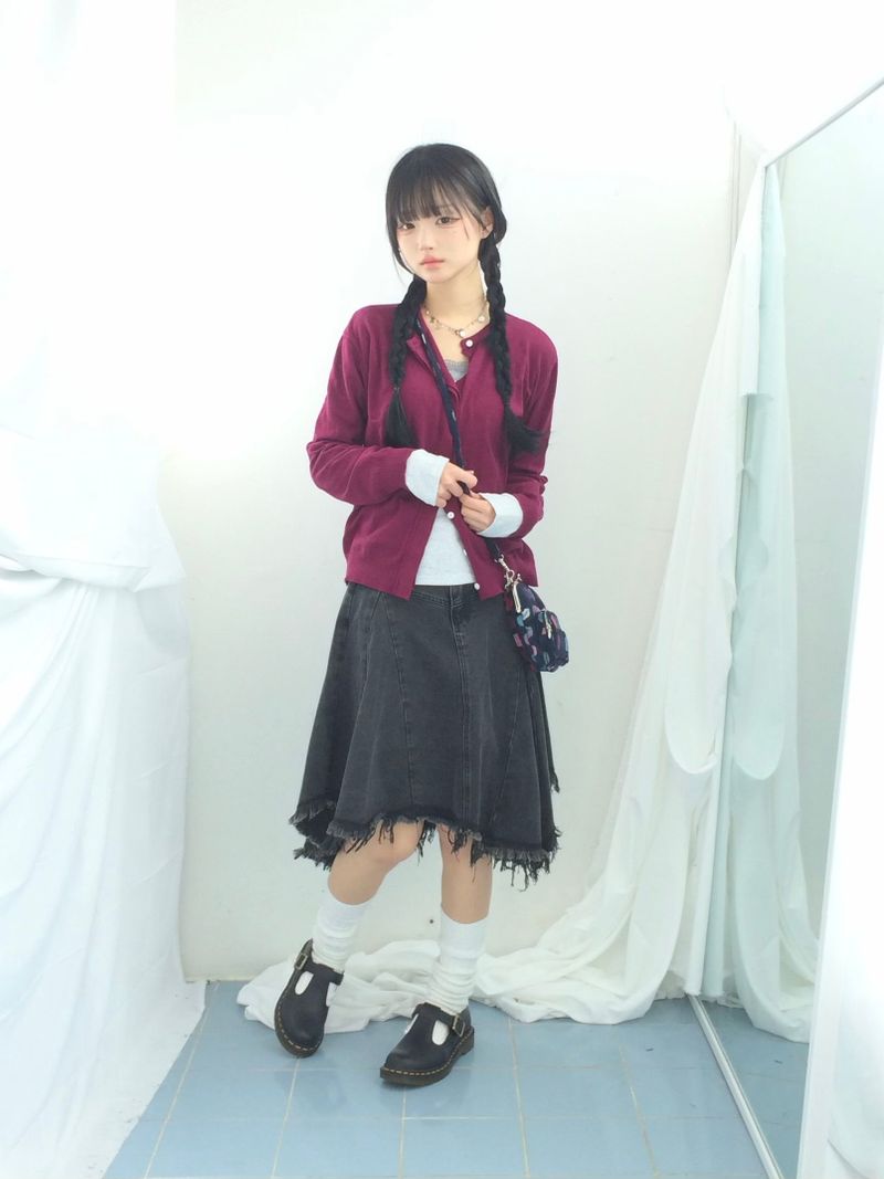 Vivid Hidden Burton Knit Cardigan