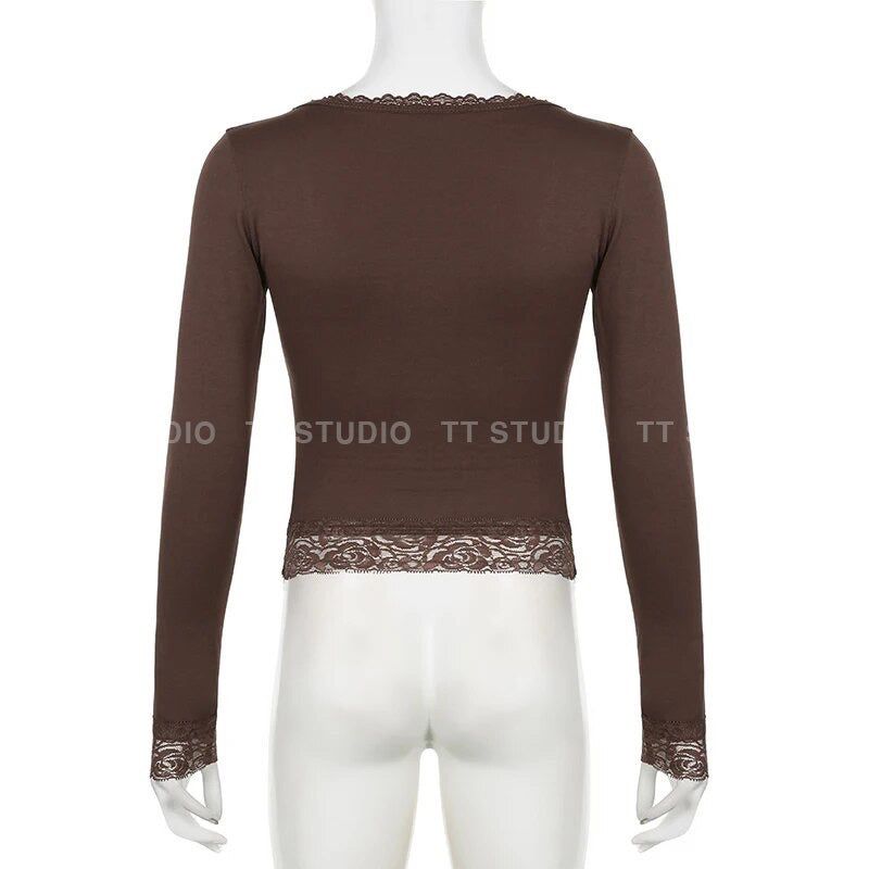 Lace long sleeves-T