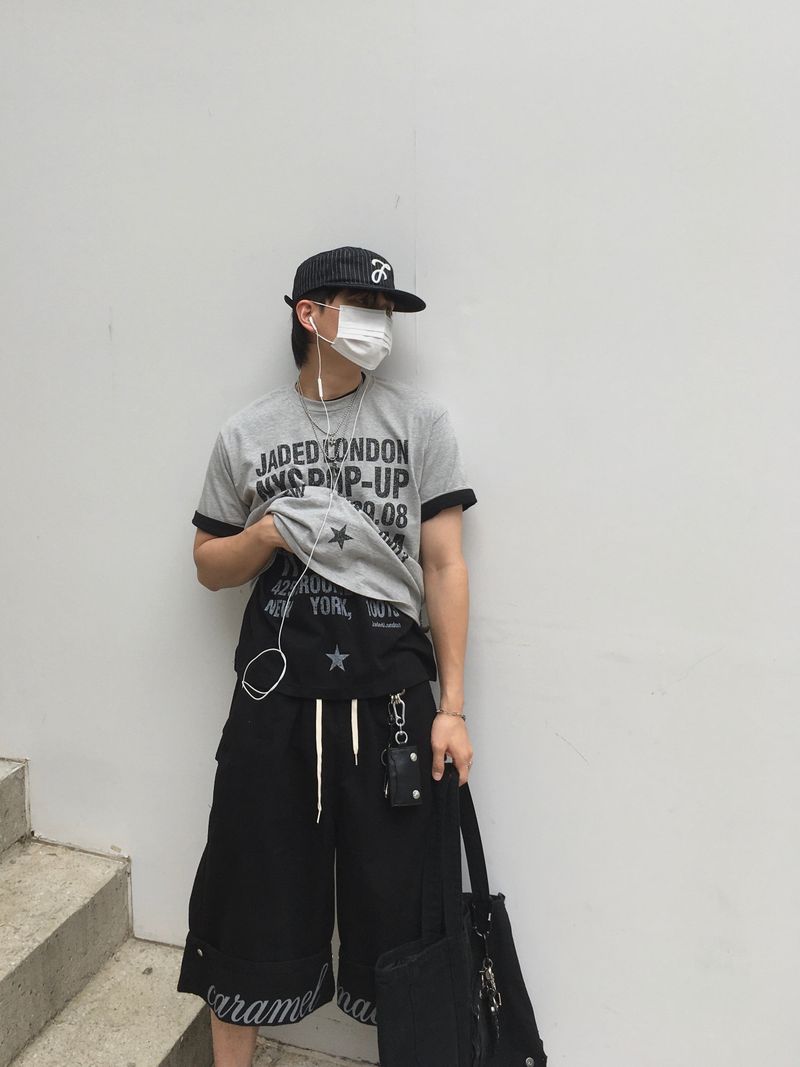 Solid Fit Short-Sleeved T-Shirt 3C
