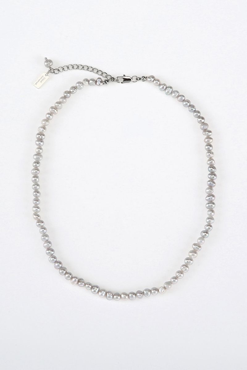 Gray Pearl Necklace