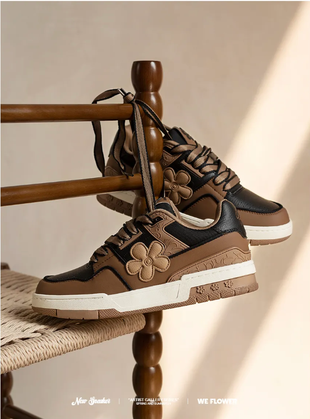 We Flower Versatile comfortable height-increasing  product dopamine suitable trendy people fashionable Couple shoes