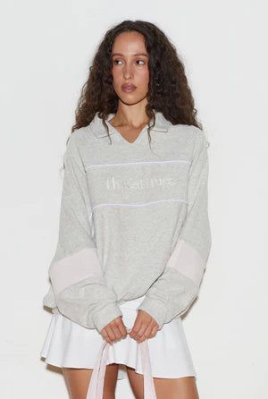 threetimes（スリータイムズ）の「Terry block sweatshirt（Tops）」