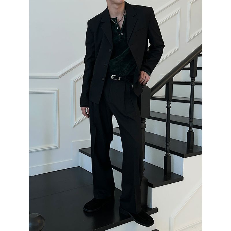 [F/W] Standard two tuck wide slacks(2color)