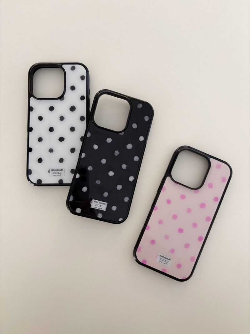 pink dot phone case