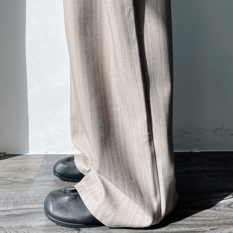 Structured Twill Trousers