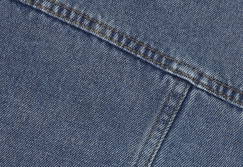 Nechis Washed Cropped Denim Jacket