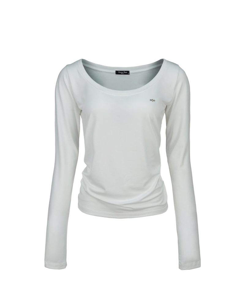 Metal Triclipse Loose Fit Long Sleeve White