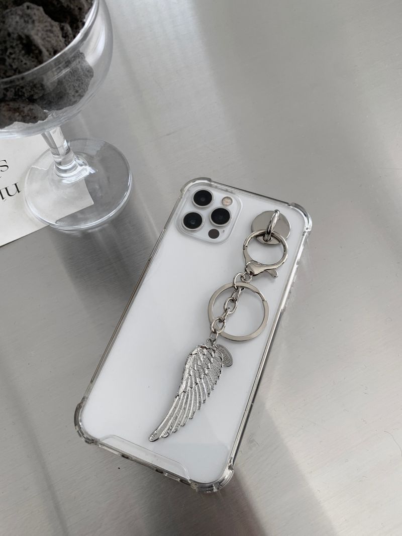 Celestial Feather Keychain