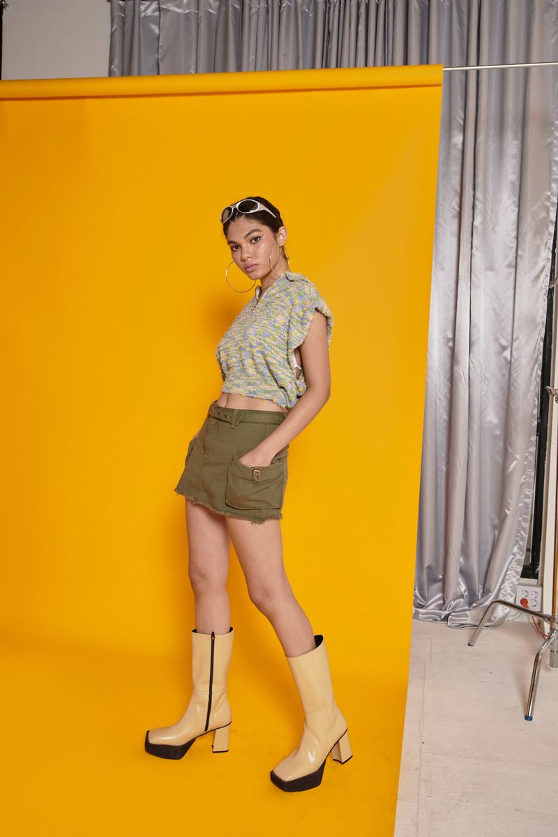 CARGO MINI SKIRT