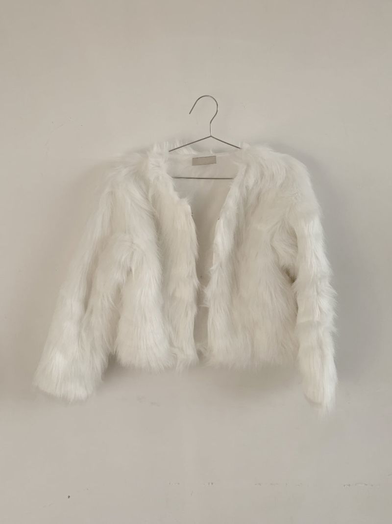 Uress Vintage Fur Jacket (White)
