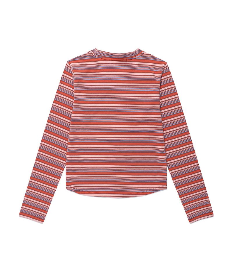 GRANOLA STRIPED LS TEE PINK(CV2GFFT555A)