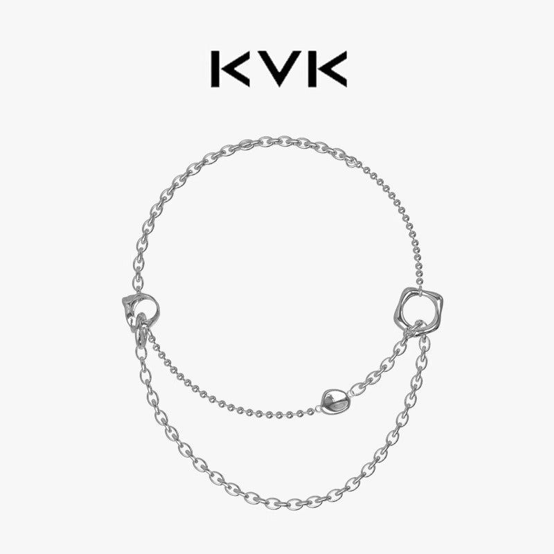 KVK（ケーブイケー）の「KVKファッションショー コレクションマルチウェア パネルドネックレス（アクセサリー）」
