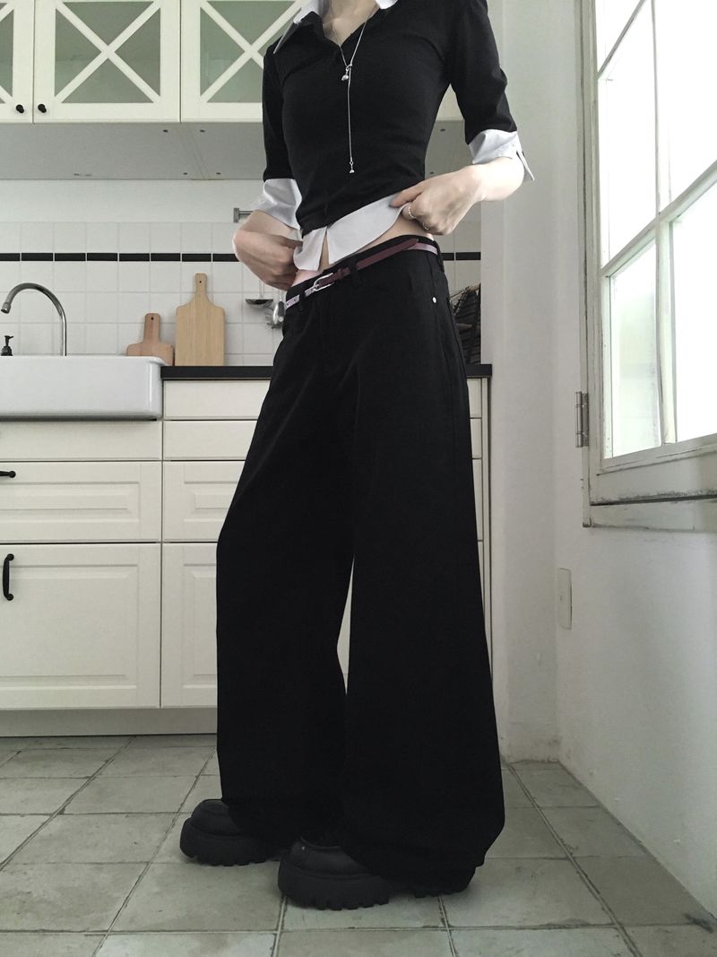unbutty（アンバティ）の「ロット ベーシック セミワイド ロング パンツ（パンツ）」