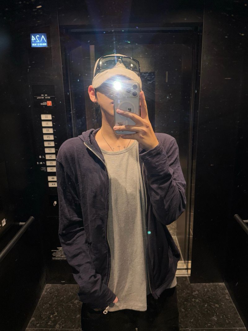 Slub Tech Hoodie Zip-Up 3C