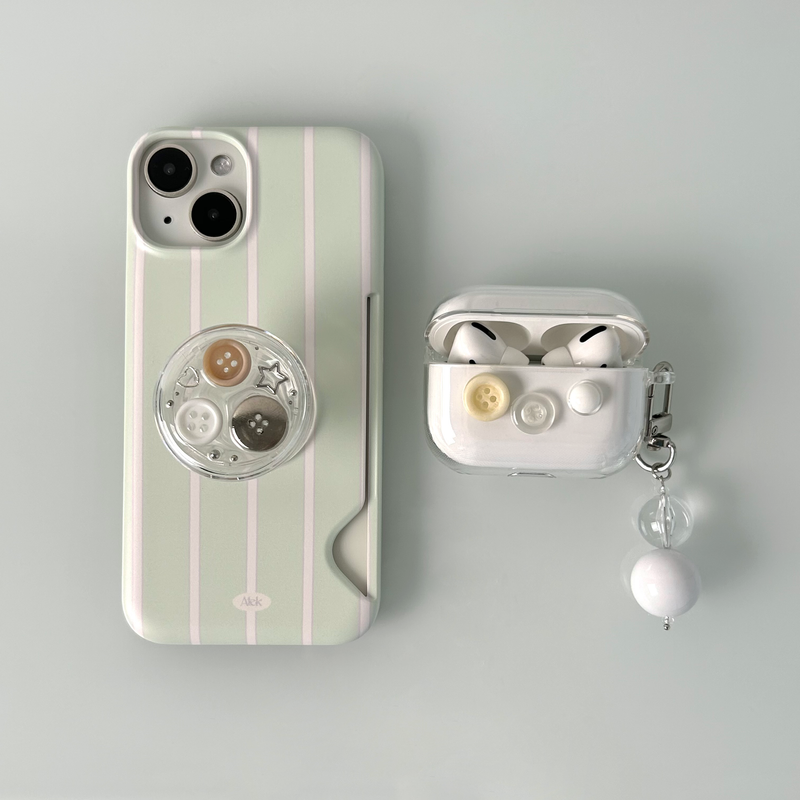 Milk Button AirPods 4 Case(3color)