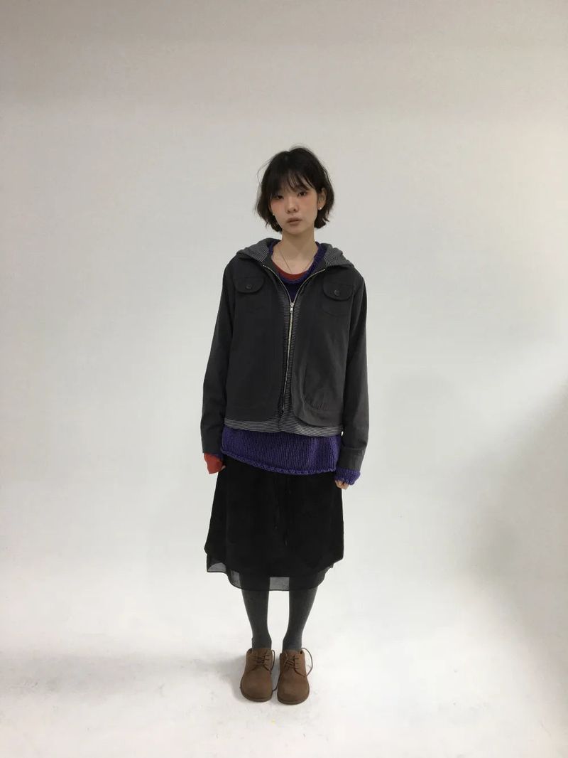 Rolled Neck Russly Knit (4color)