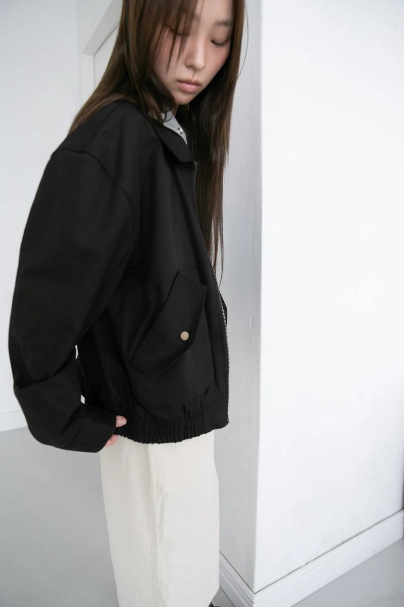 fold pocket jumper(2colors)