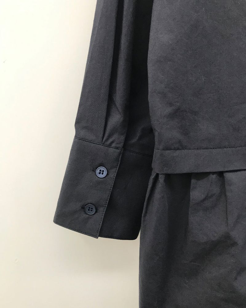 low-key shirt dress (2color)
