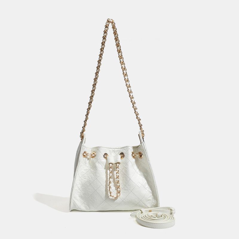 La mode MAQI（ラ モード マキ）の「Premium Crocodile Pattern Chain Square Bag - Luxurious Crocodile Pattern Bag（Bags）」
