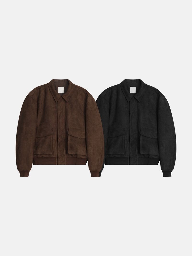 Mute suede cropped jacket