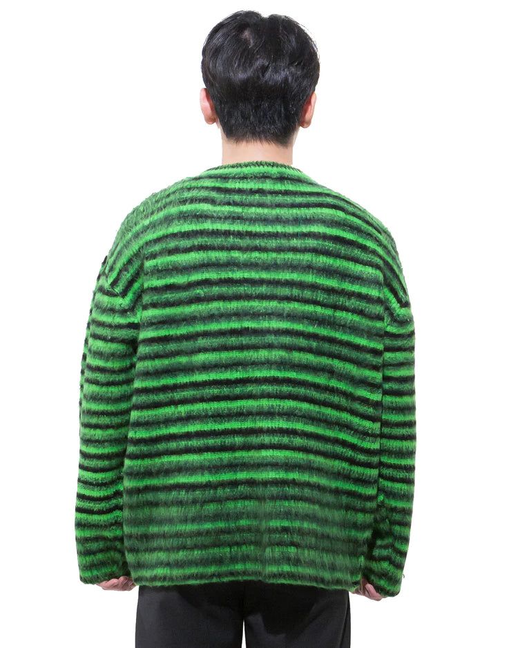 モヘアラウンドニット-GREEN (送料込)- WooStore
