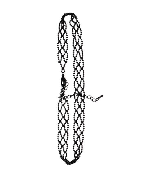 EVERYBIRTHDAY（エブリーバースデー）の「Lace black necklace（Accessories）」